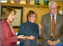 Sunne Wright McPeak and the Honorable George Miller visit Building Blocks for Kids