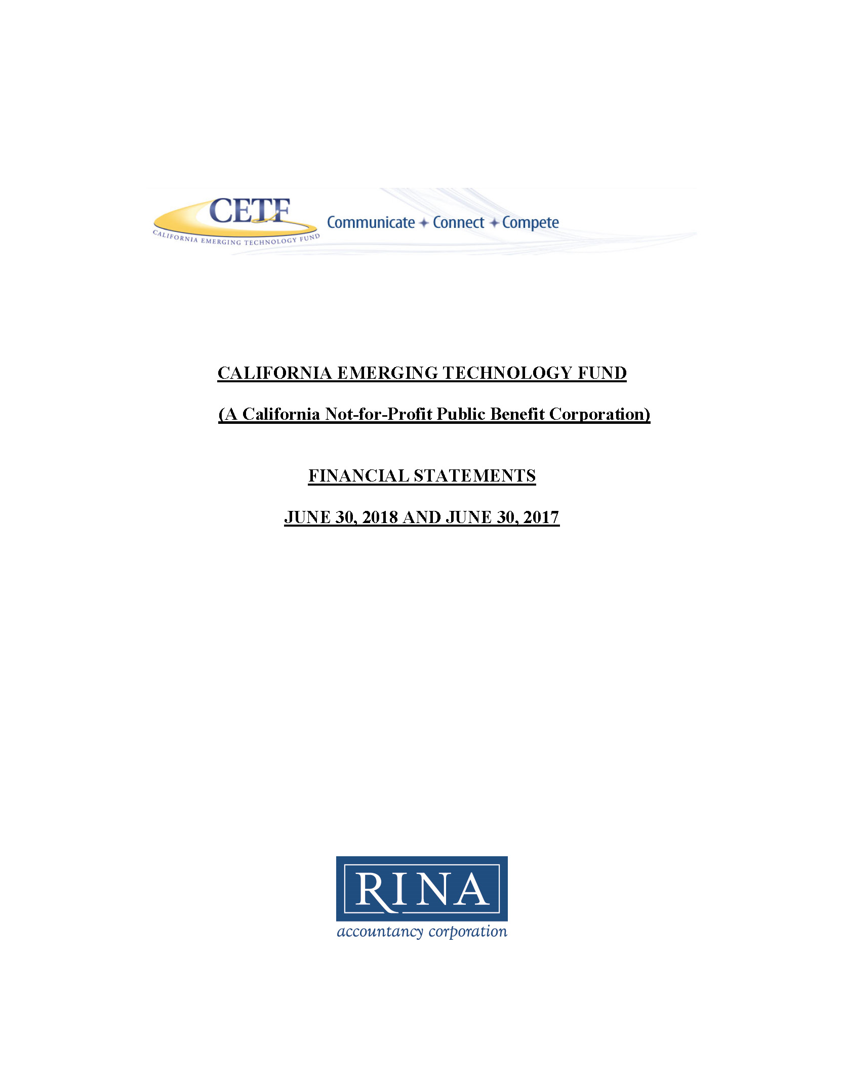 CETF Final Audit 2017-2018