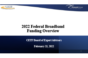 2022 Federal Funding Overview portfolio thumbnail