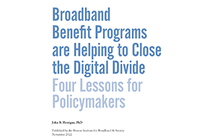 Broadband Benefit Programs are Helping to Close the Digital Divide Four Lessons for Policymakers portfolio thumbnail
