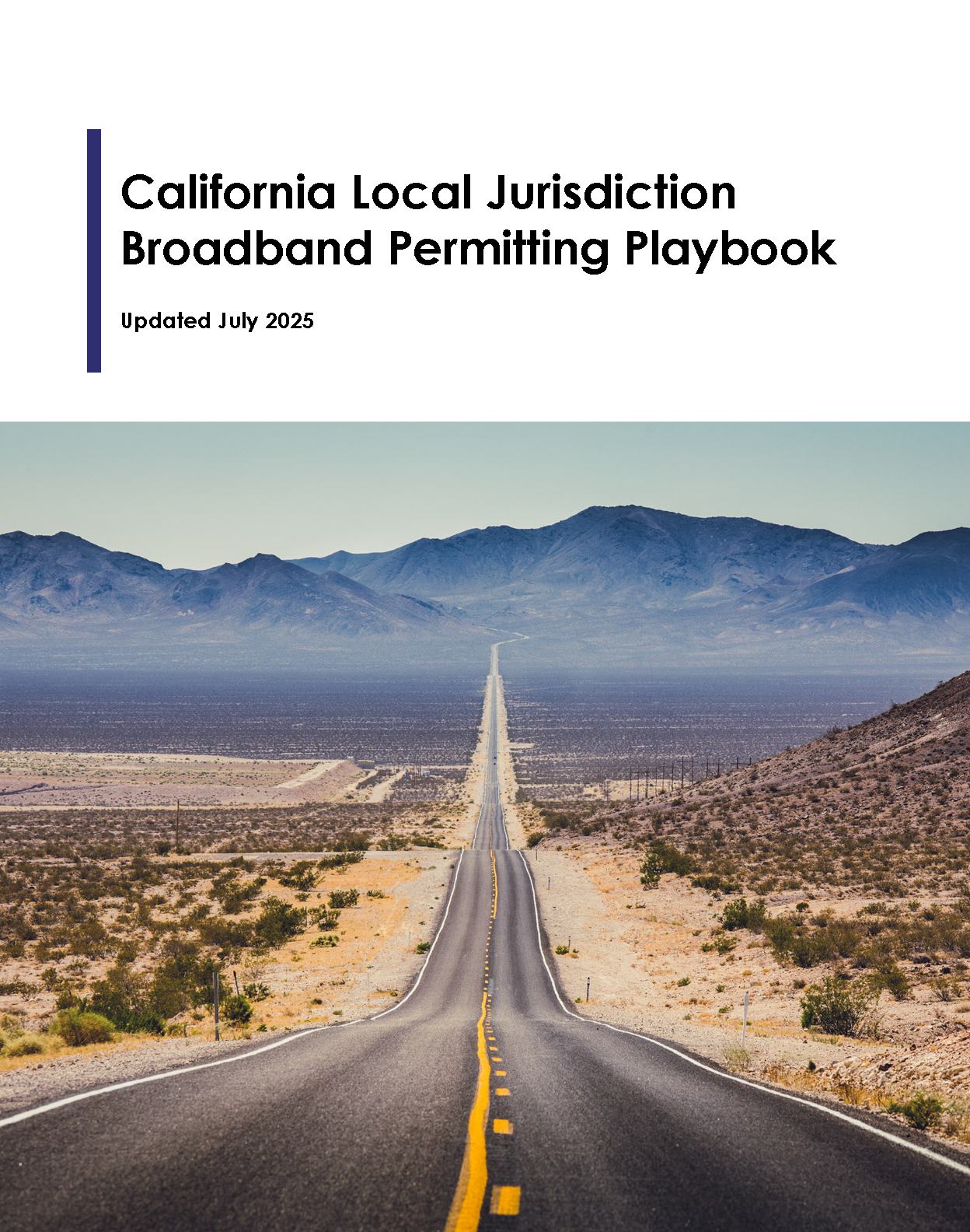 California Local Jurisdiction Broadband Permitting Playbook portfolio thumbnail